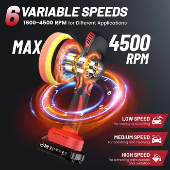 10 best sales polerka samochodowa do akumulatorów - №2