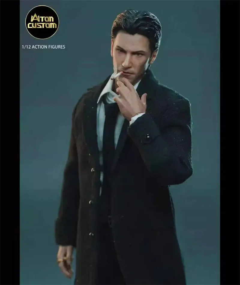 In Stock Atoncustom 1/12 Scale Male Soldier Detective John Constantine Action Figure 6