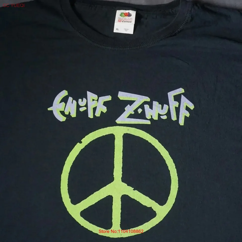 Enuff Z Nuff T Shirt Mens XL 80s Glam Metal Chicago Illinois Music
