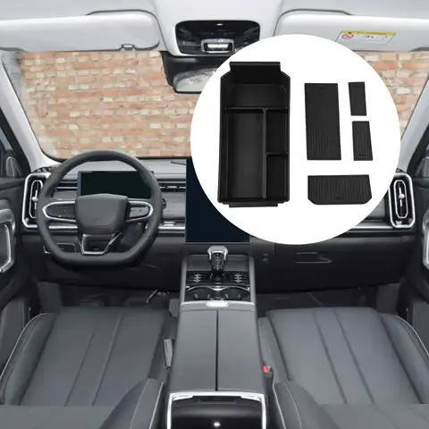 1X Armrest Box Storage Box For Chery Tiggo 7 Plus Pro Max Car Central Armrest Storage Box Center Console Box
