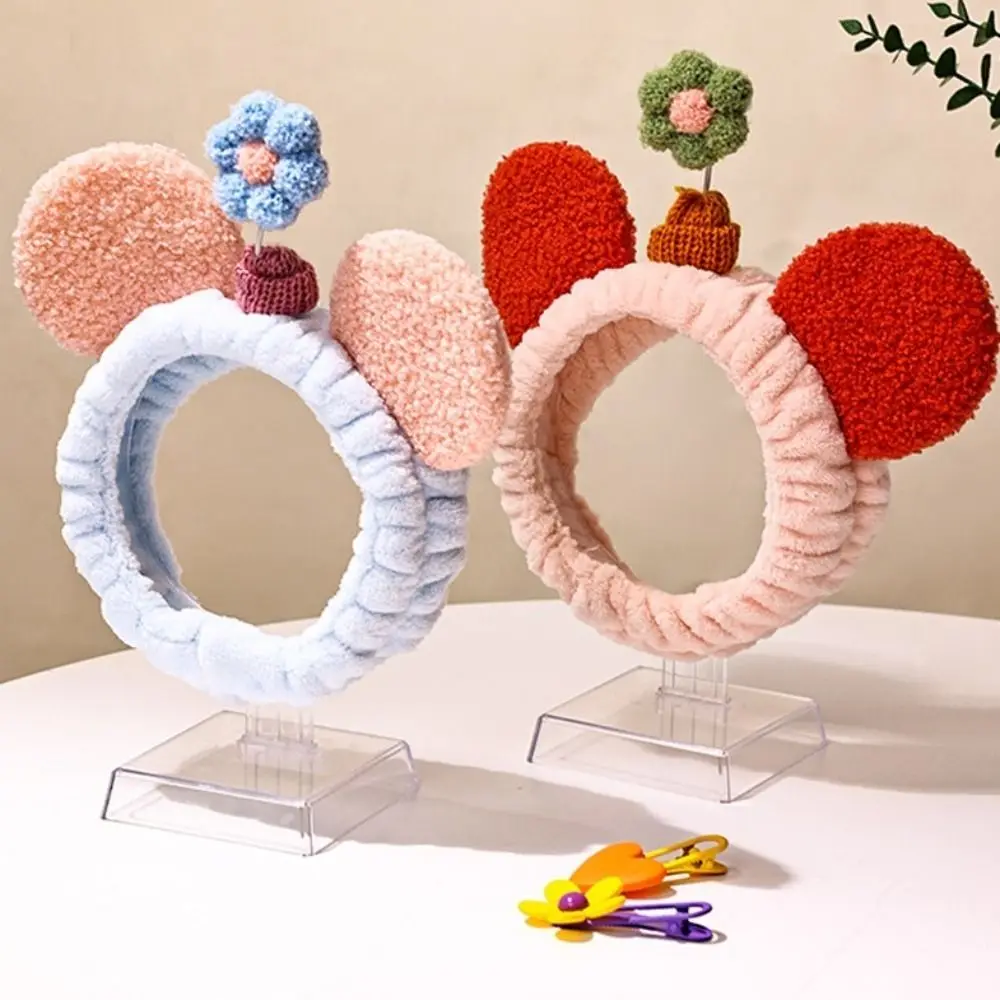 

Fashion Round Headband Display Stand Gift Clear Headwear Rack Storage Organizer Jewelry Holder Headgear Holder Household