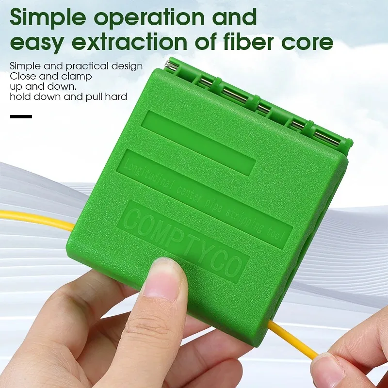Alat Pengupas Pipa Serat Optik Longitudinal AUA-09 1.5-11mm, Pemotong Kabel Inti Tunggal/Bentuk Pita, Alat Pengupas Pipa Tengah