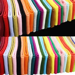 7x85cm Cotton Yarn Dyed Solid Color Stretch Cuff DIY Cotton Knitted Rib Fabric For hem Spring Autumn Jacket Clothing Accessories