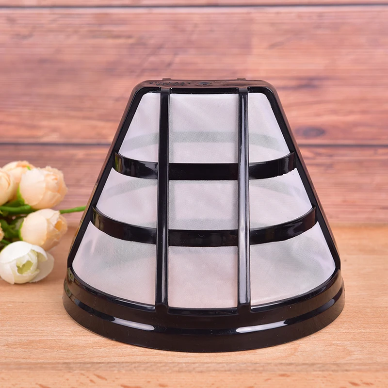 (BF06)Replacement Coffee Filter Refillable Reusable Basket Cup Style Brewer Tool
