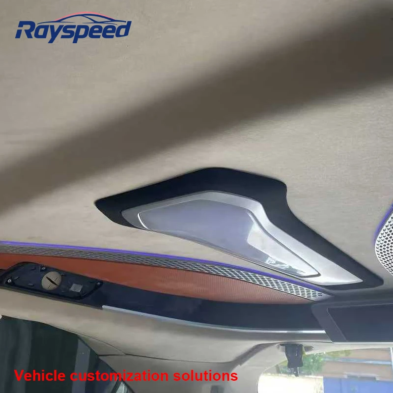 Hiace Commuter Interior LED Lights with Speaker for Van MPV Customized Color & PP Material Car Interior Accessories