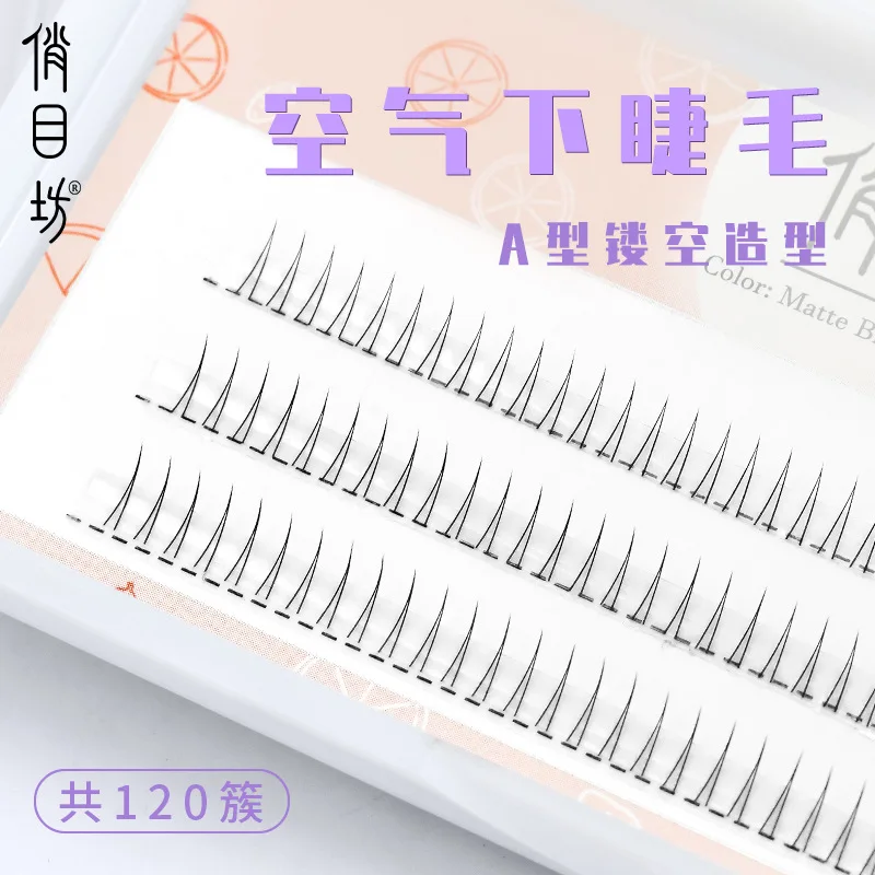 V Shape Under Eyelash Comic Eye Lashes Natural Bottom Lashes Soft Manga Eyelashes Bunches Eyelash Clusters Korean Makeup