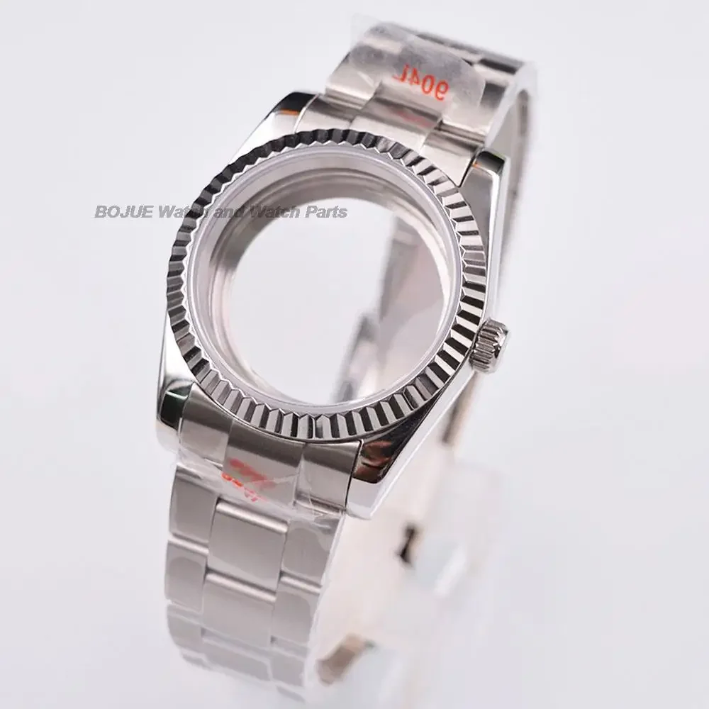 

36mm/39mm NH35 Watch Case for Datejust NH35A NH36 Movement Steel Bracelet Sapphire Glass Watch Set Replacements Repair Tools