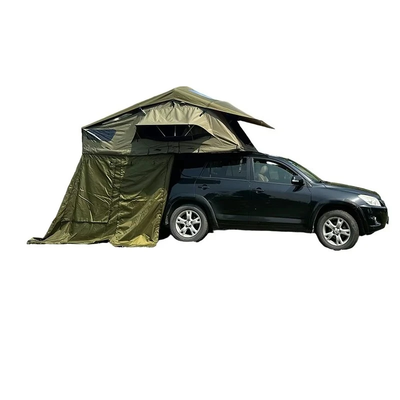 

New Trendy Soft Shell Camping Roof Top Tent High Quality Four Season Foldable Soft Car Rooftop Tent