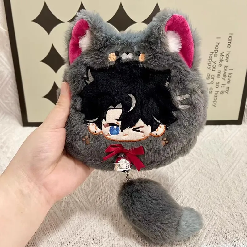 

Wriothesley Cosplay Coin Purse Furina Plush Pendant Bag Genshin Impact Neuvillette Wallet Bag 15cm Anaxa Pendant Birthday Gifts