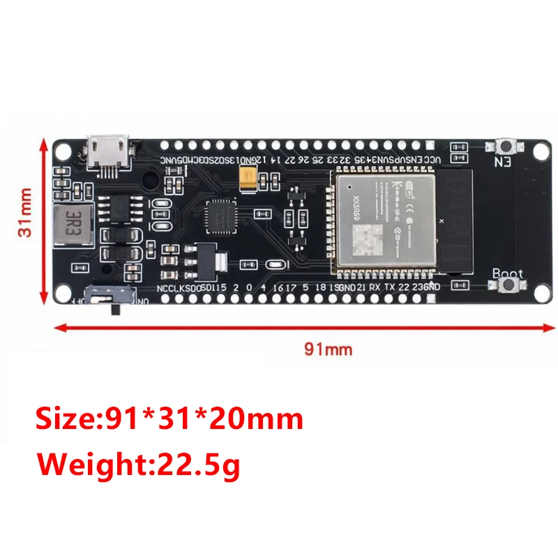 WAVGAT ESP32  For Wemos For Raspberry Pi 18650 Battery Charge Shield Board V3 Micro USB Port Type-A USB 0.5A For Arduino Charge
