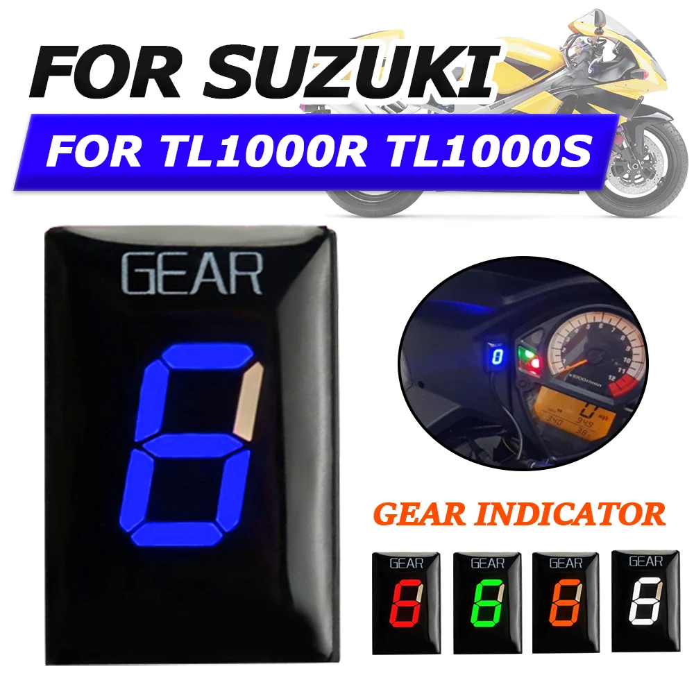 For Suzuki TL1000R TL1000S TL 1000 R TL1000 S TL 1000R 1000S Motorcycle Accessories Gear Indicator Ecu Speed Gear Display Meter