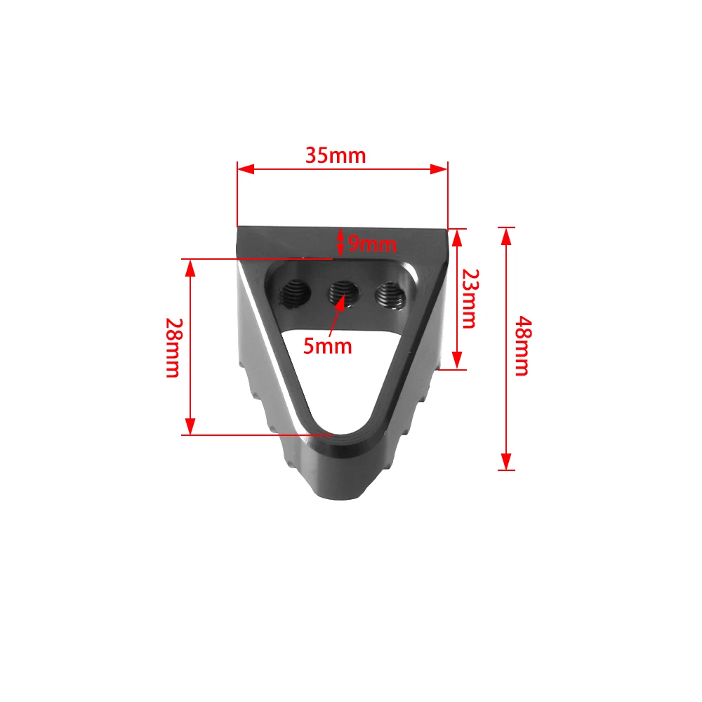 Motorcycle Brake Arm Head CNC Brake Arm Rear Brake Lever Pedal for Yaxiang Bosol SHR Motorcycle Gear Lever Head Accessories