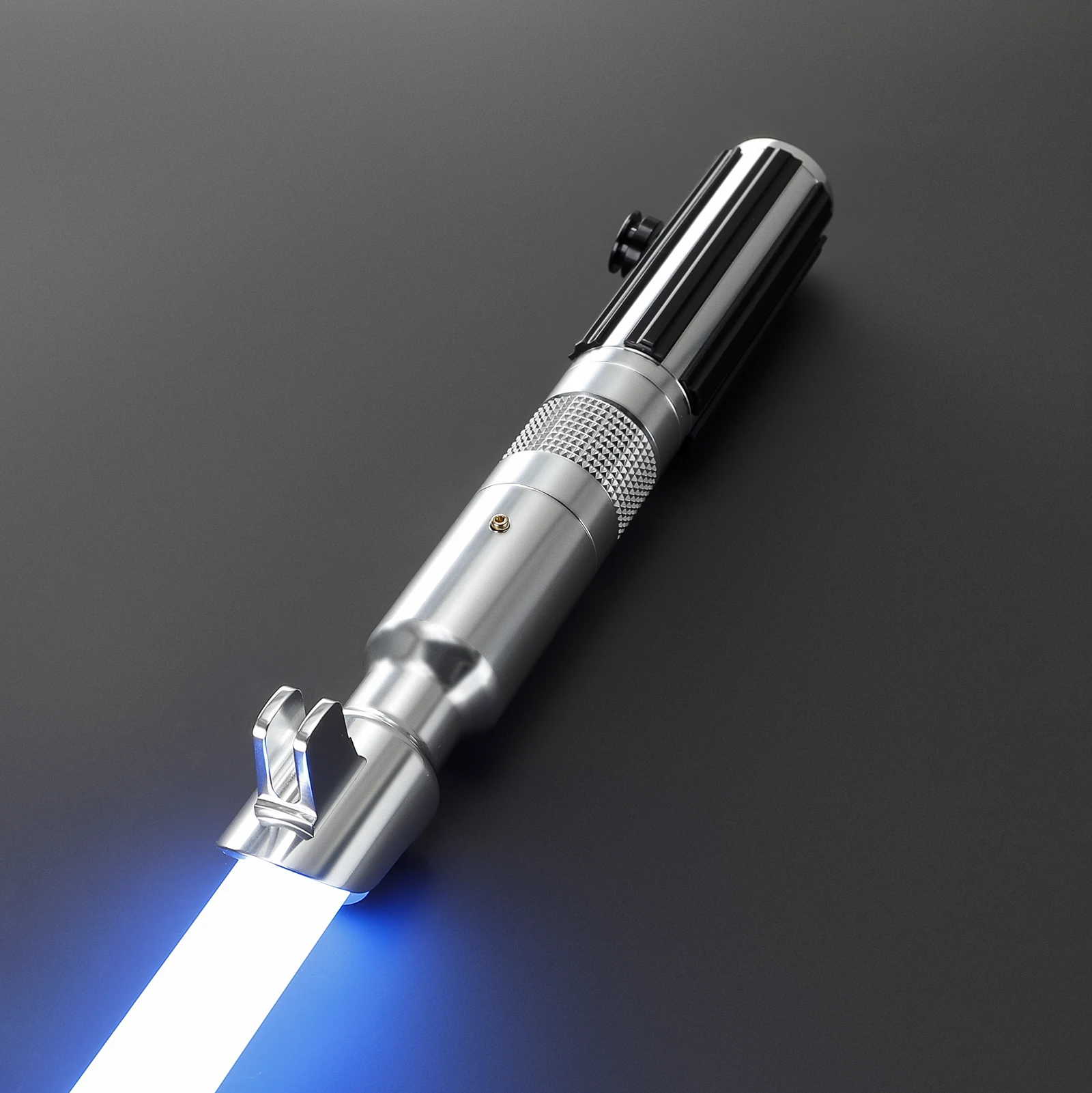 DamienSaber Simplified Anakin Lightsaber Metal Hilt Force Heavy Dueling Light Saber Infinite Color Changing with 34 Sound Fonts view 6