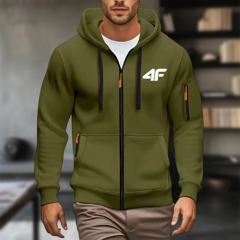 High Quality Men'S Full Zipper Sportswear Breathable Training Jogging Wear For Men