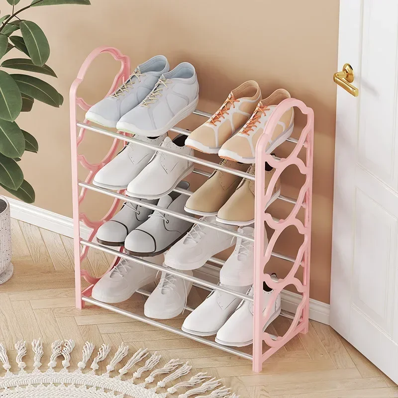 Four-layer Shoe Rack Dormitory Home Simple Living Storage Simple Lace Shoe Storage Rack Removable Assembly Shoe Cabinet