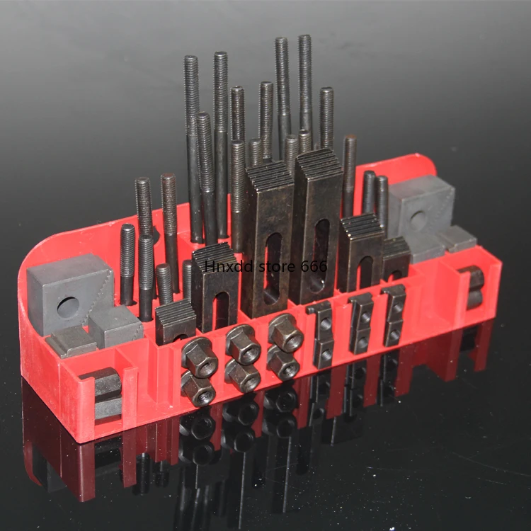 

58-Piece set of clamping workpiece machining drilling, milling and cutting tools