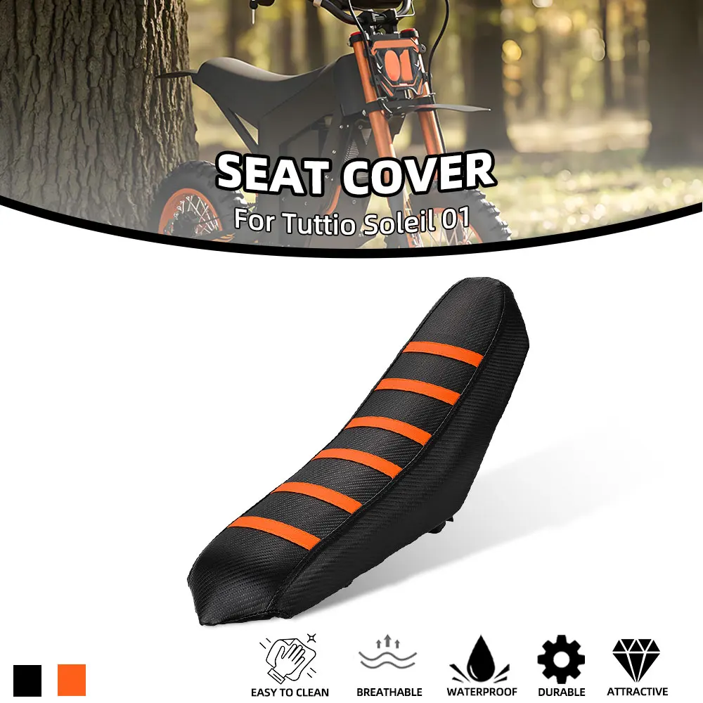 Motorcycle Seat Cover Cushion Covers For Tuttio Soleil 01 Durable Anti-slip Electric Dirt Bike E-bikes Motorcycle Accessories