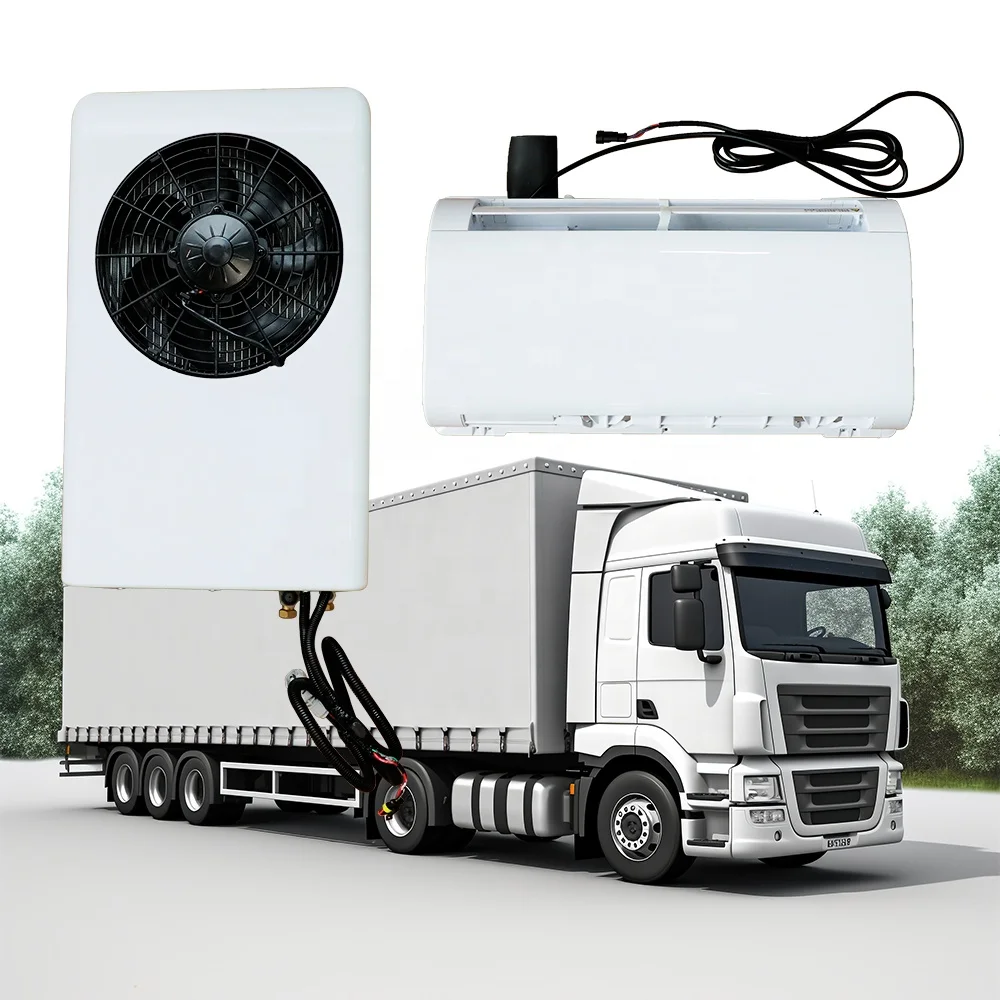 

Электрический раздельный кондиционер на крыше для полугрузовика AC.161.067 24 В Кондиционер для кабины тягача 12 В Блок переменного тока RV