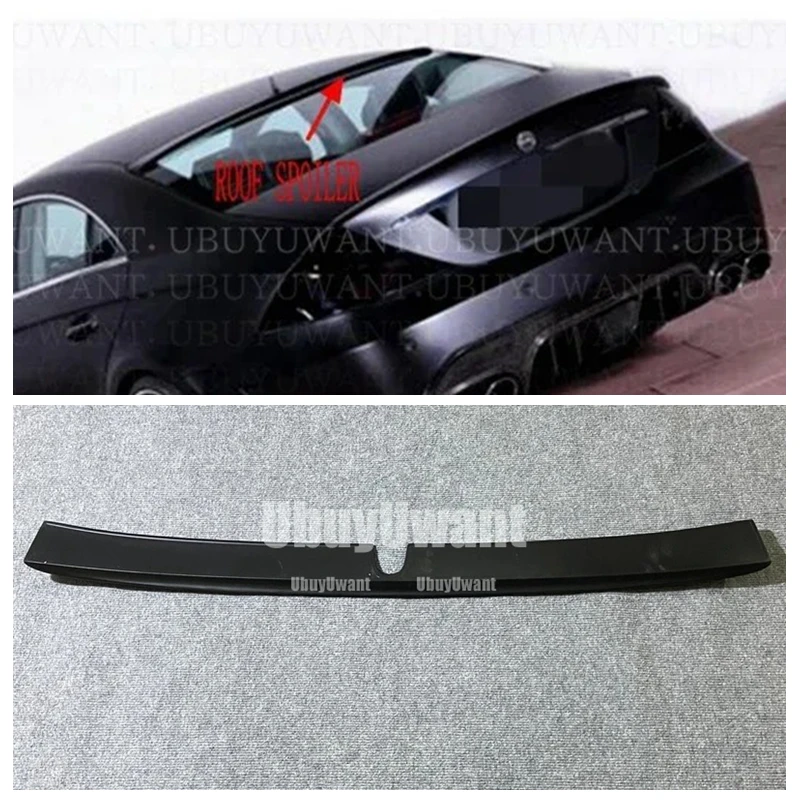 Für W219 Dach Spoiler Neue Real Carbon Fiber Spoiler Flügel Lippe Für CLS Klasse W219 BENZ CLS300 CLS350 CLS400 AMG (2004 - 2011)