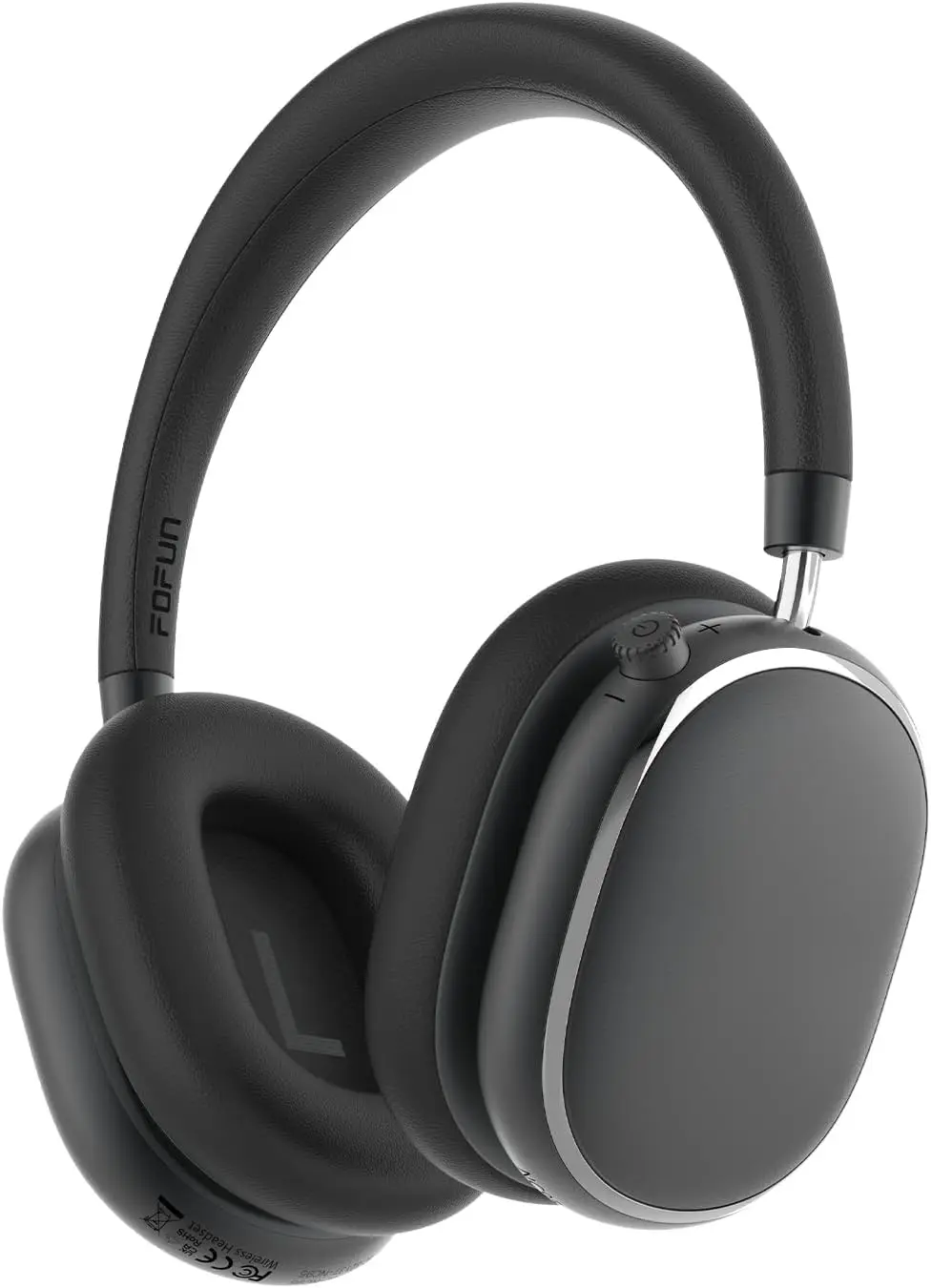 Hybride actieve ruisonderdrukkende hoofdtelefoon met knopbediening 65 uur speeltijd Over-ear hoofdtelefoon Draadloze Bluetooth 6.0 Hi-Res audio