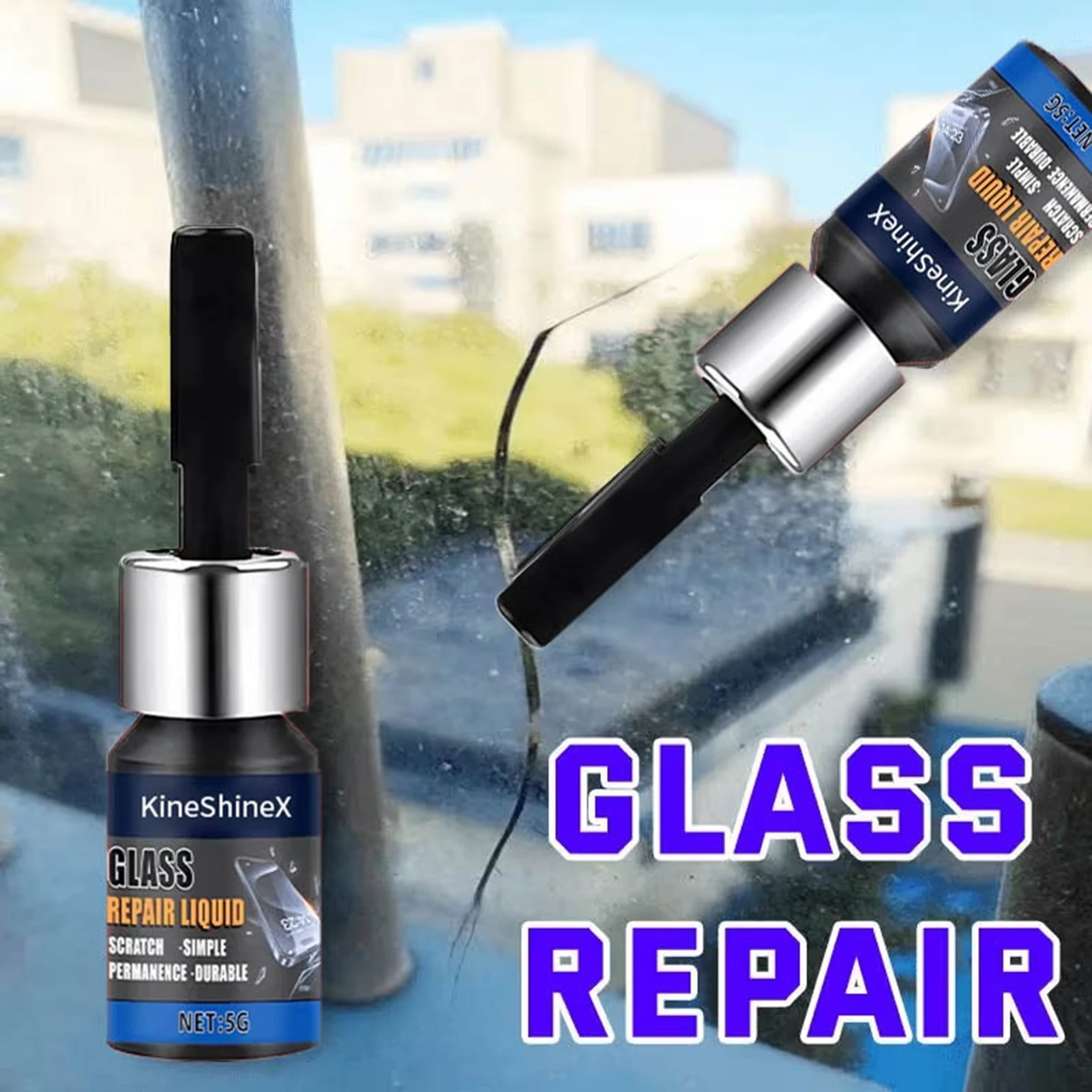 Screen Repair Liquid Transparent Glass Filler for Smartphone Users Tablet Scratch Remover Optical Resin Clear Adhesive 5g