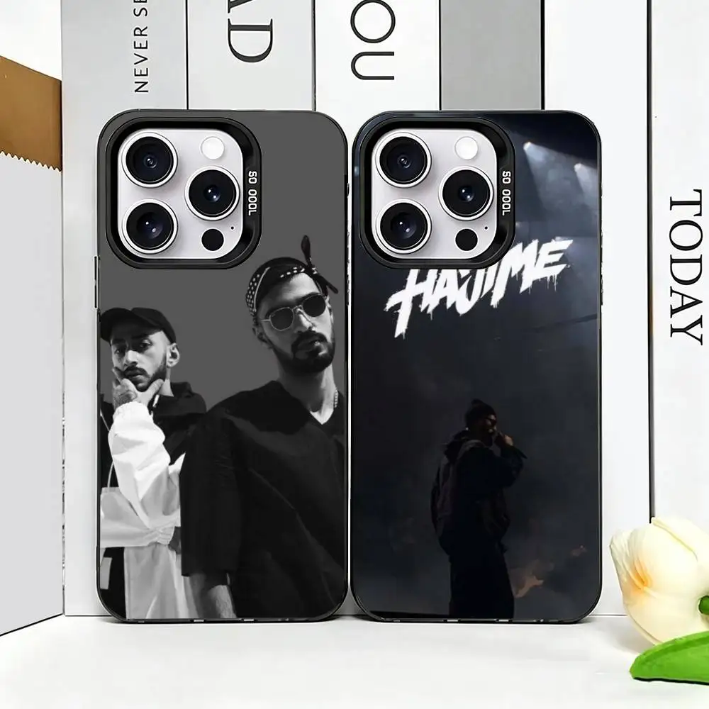 

Hajime MiyaGi Andy Phone Case For iPhone 17,16,15,14,13,12,11 Plus,Pro Max,XS,Colored Silver Plated Inside Cover