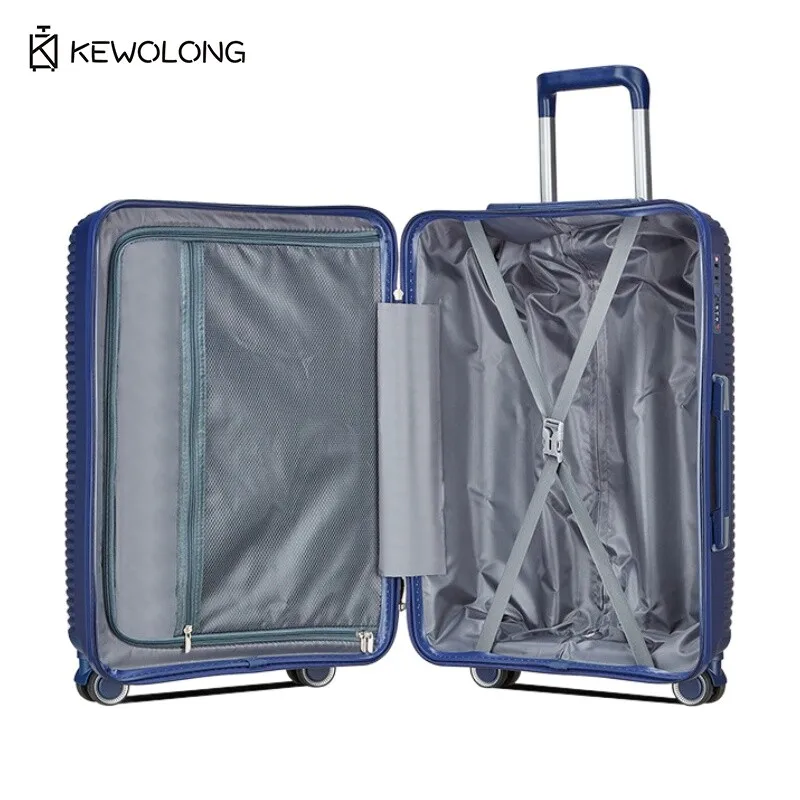 20-inch Carry-On Luggage, Lightweight Durable PP Suitcase with TSA Lock, Multi-Purpose Business Travel Cabin Bag for Men & Women