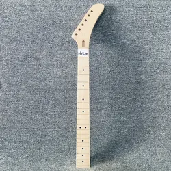 HN520  Banana Headstock Electric Guitar Neck Custom Order Unfinished  Maple Wood 22 Frets for DIY NO Frets