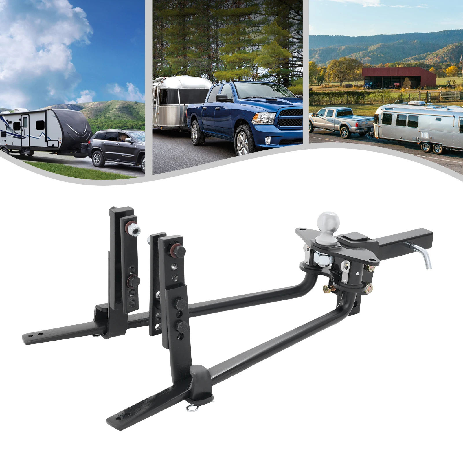 

Усиленный буксировочный крюк для бампера, прочная конструкция, идеально подходит для семейных путешествий, логистики и перевозки тяжелой техники на открытом воздухе