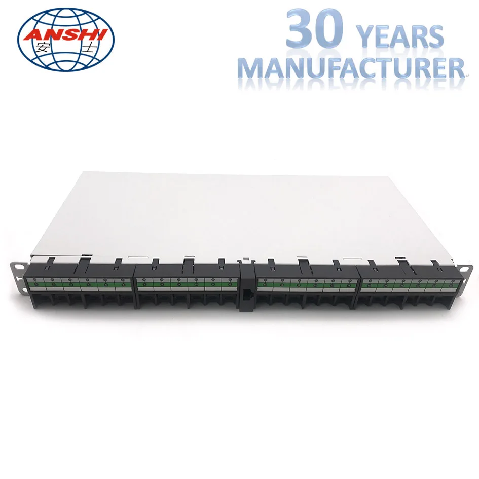 ANSHI IPatch Fiber Panels for FTTH Automated Infrastructure Management AIM Solution Compatible with POE 4G 3G Networks