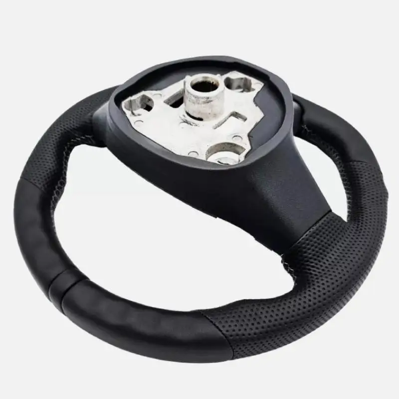 Heated Steering Wheel For Tesla Model 3 2017-2023 Model Y 2020-2024 Perforated Leather Steering Wheel with Heating Function