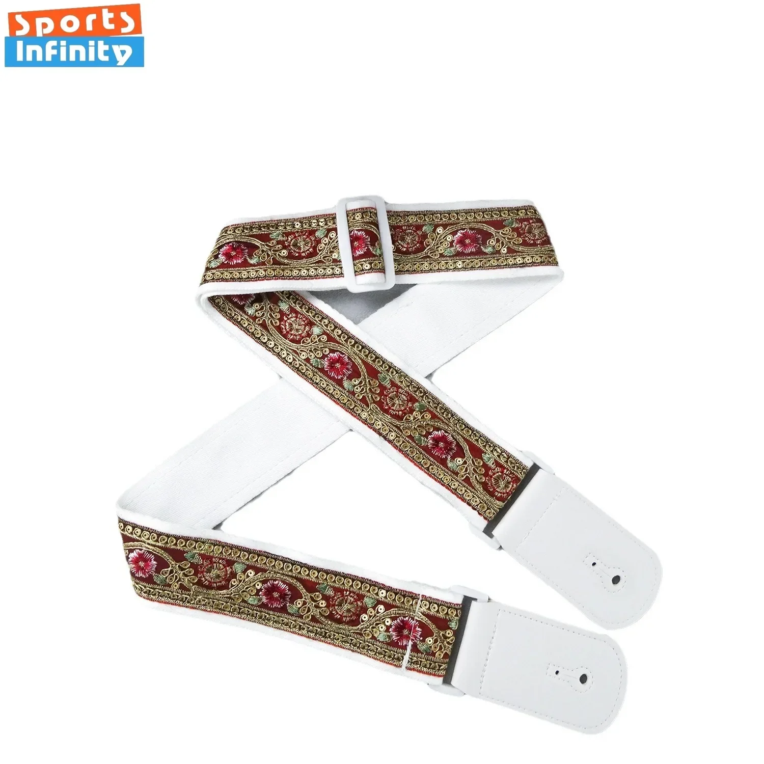 1pc Fashion High Quality Acoustic Guitar Strap Folk Wooden Electric Guitar Shoulder Strap Bass Universal Guitar Accessories