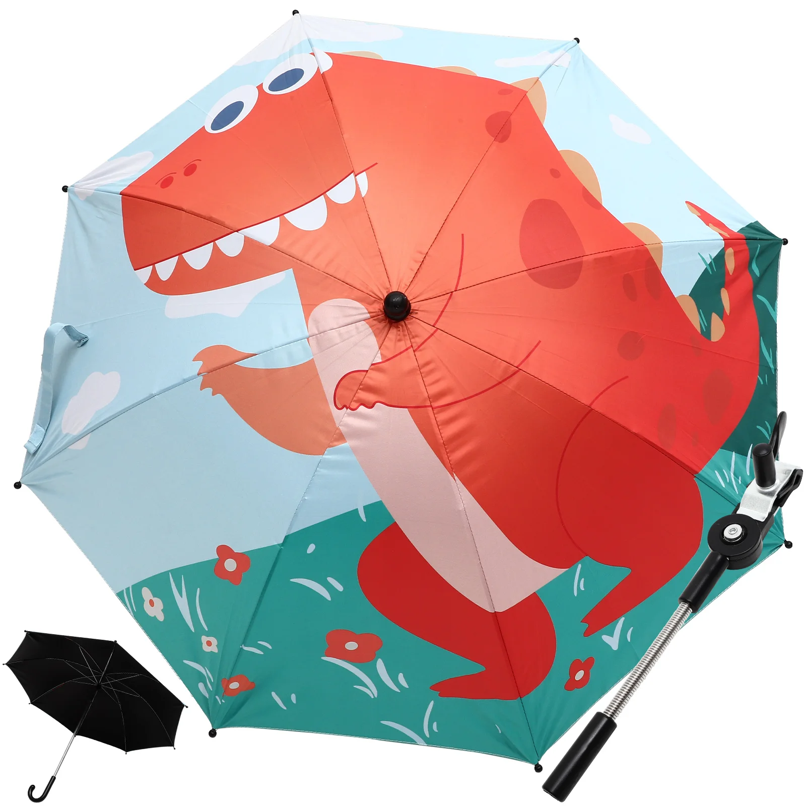 

Baby Stroller Sun Protection Parasol Large Beach Outdoor Adjustable Cart Stroller Accessories Sun Umbrella Shade Accessories
