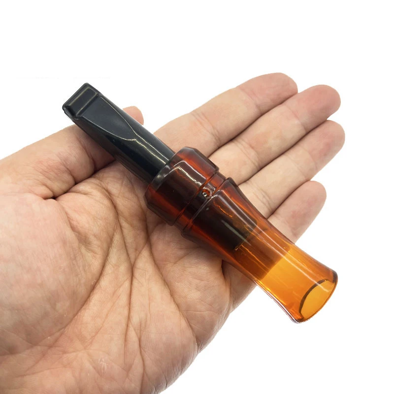 Imitation Crow Lure Whistle Outdoor Hunting Tools Conceal Lightweight Plastic Material Realistic Sound Camping Wild Duck Whistle