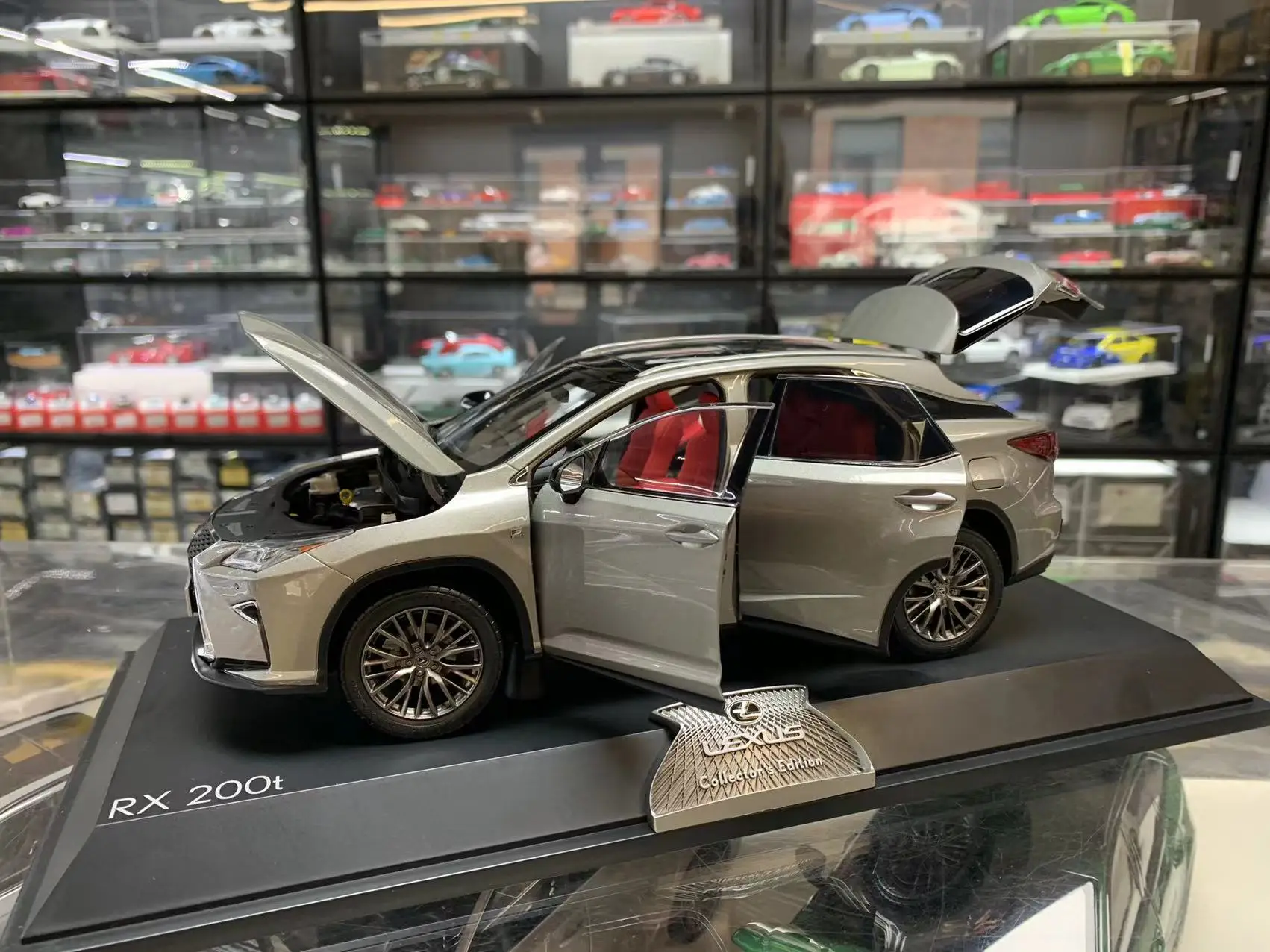 金属合金車モデル玩具,完全なシミュレーション,限定版,静的,ギフト,工場,1:18,rx200t,suv,オリジナル