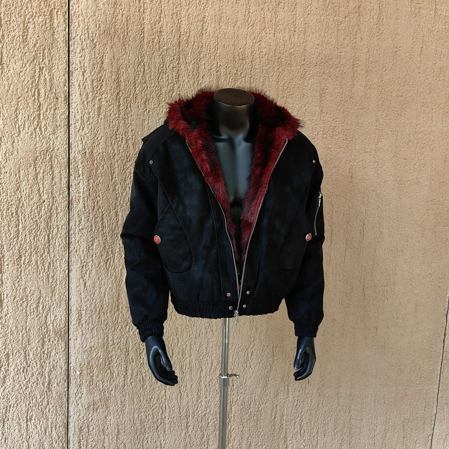 アメリカンレトロフード付きマウンテンカービングコート綿ジャケットメンズ冬厚手暖かいアメリカンファーカラー綿ジャケット