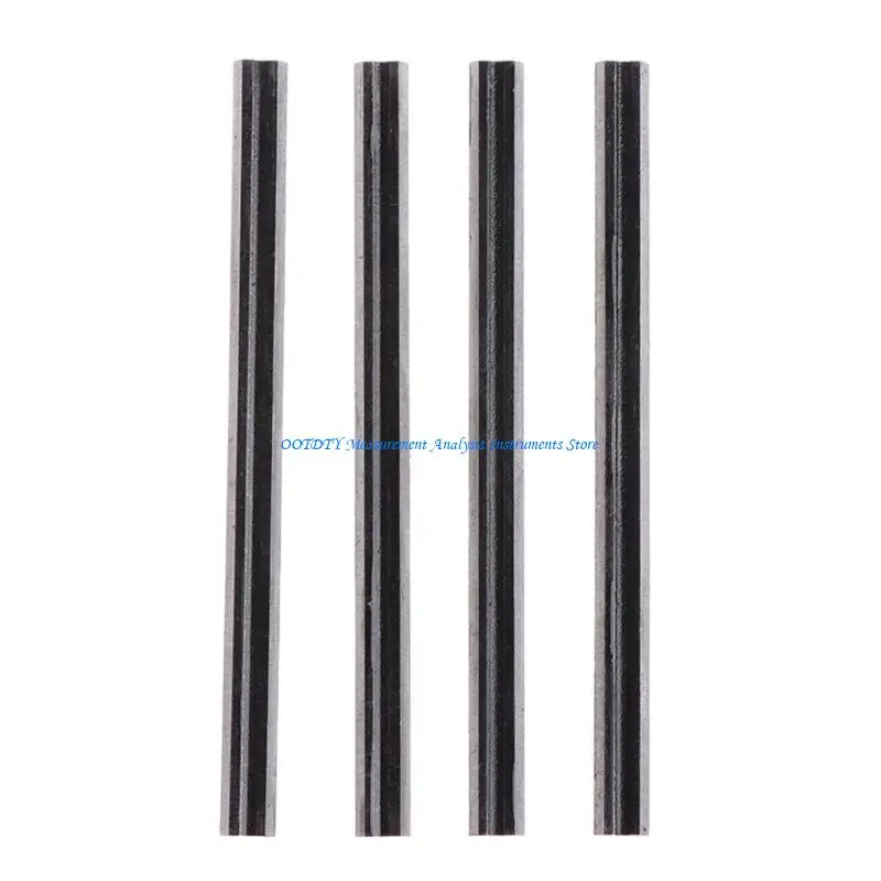 367D 10Pcs Manganese Steel Planer Blade Long Lasting Sharpness Woodworking Tool