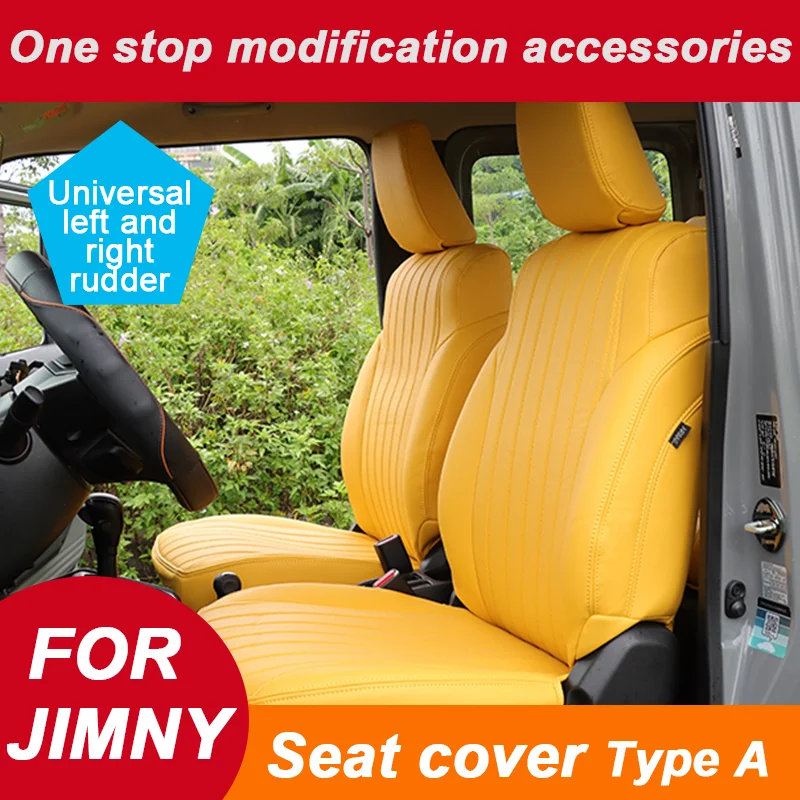 Seats for Suzuki Jimny JB64 Sierra JB74W 2019 2025 3 Door Car Seat Covers Protector Cushion Pad Leather Auto Interior Styling