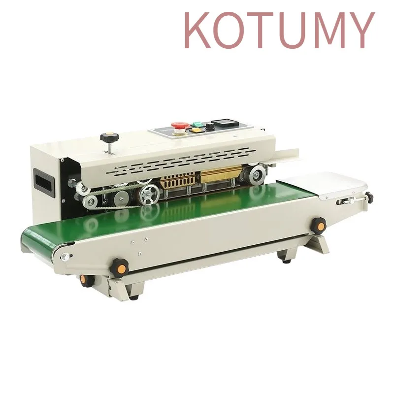 FR-770 Continuous Band Sealer Automatic Band Sealer with Digital Temperature Control Vertical Sealing Machine