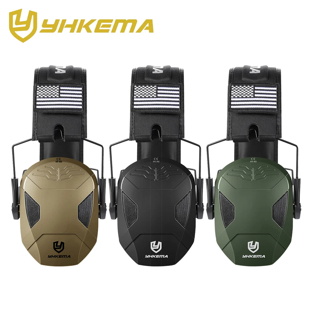 Passive Shooting Ear Protection, NRR 27dB Hearing Protection Noise Cancelling EarMuff with Adjustable Size for Gun Range Hunting