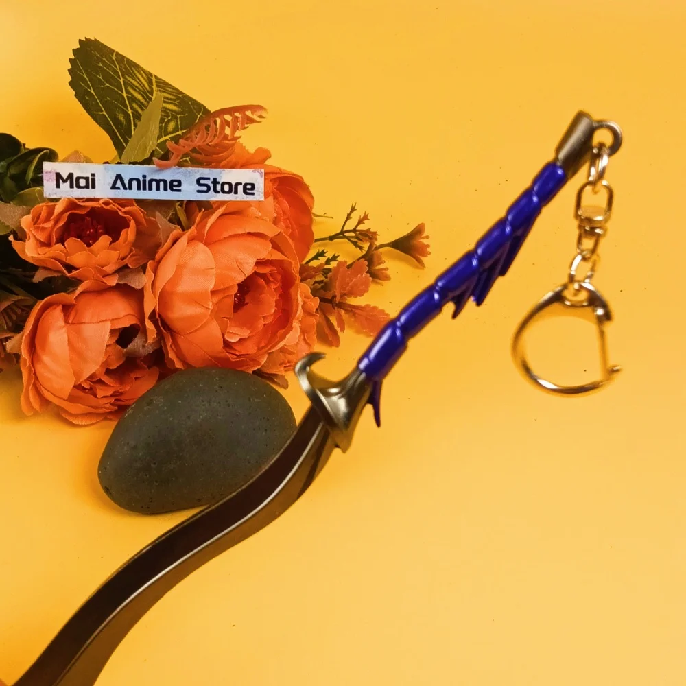 8,6-calowa Metalowa Katana Elden Oryginalny Samurajski Saber Stalowy Miecz z Ząbkami Anime Nóż Ninja Realistyczny Rozmiar Japońska Katana Niedziałający Nóż Zabawka Prezent