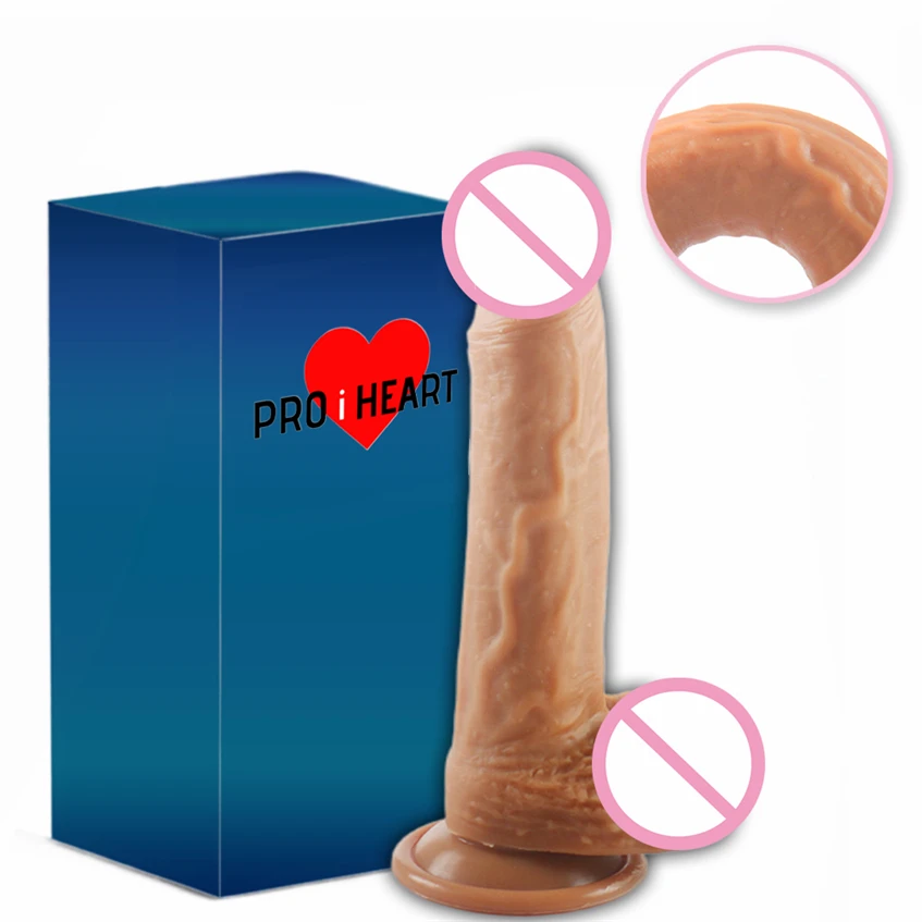 Vibrador realista com ventosa silicone pênis artificial brinquedos sexuais para mulher bucha adulto feminino fantasia vibrador brinquedo i124w