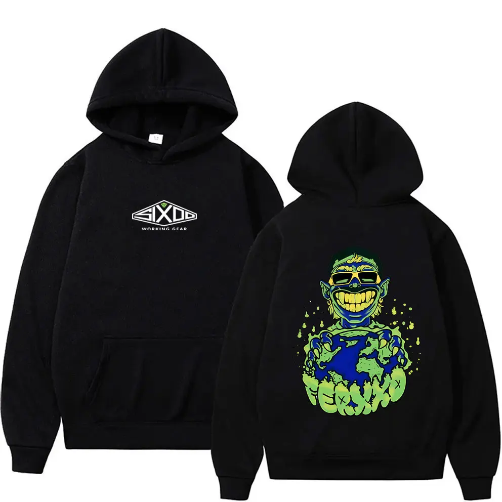 

Feid Ferxxo 2026 Hoodie Men Women Fashion Pop Music Streetwear Male Cartoon Hoodies Unisex Fashion Casual Oversized Tracksuit
