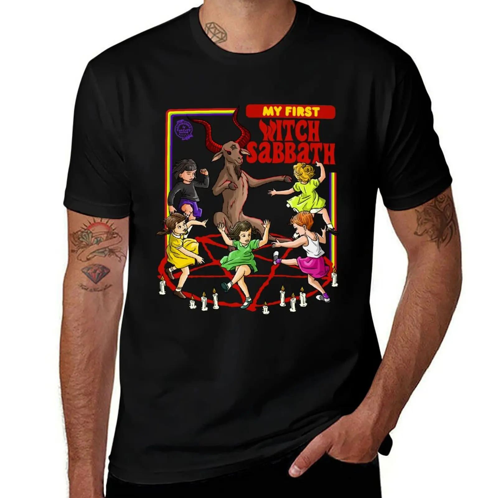 My first Witch Sabbath dance Witchcraft for beginner Retro Vintage T-Shirt t shirt for man 100 percent cotton T-Shirt