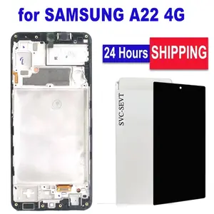 Bilashmart 6.4'' Best Quality AMOLED LCD Replacement Samsung A22 4G Touch Screen Display SM A225F SM A225F/DS SM A225M