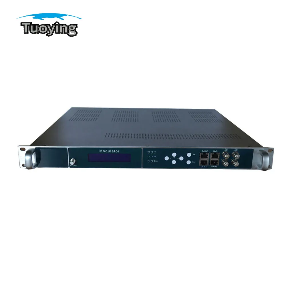 

24 Hdmi To Rf Ip 16-carrier Rf Dvb-t Dvb-c Atsc Isdbt H264 Modulator Catv Iptv Front-end Equipment Hd Video Encoder Modulator