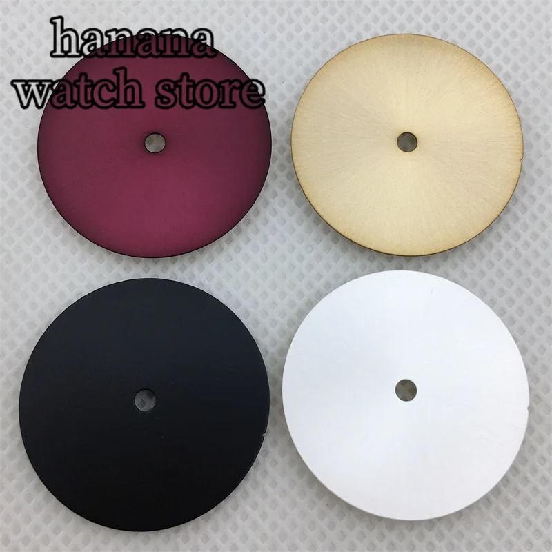 29mm Dateless watch dial Black White purple for NH34 NH35 NH36 ETA2824 PT5000 Miyota 8205/8215/821A Mingzhu DG2813/3804 movement