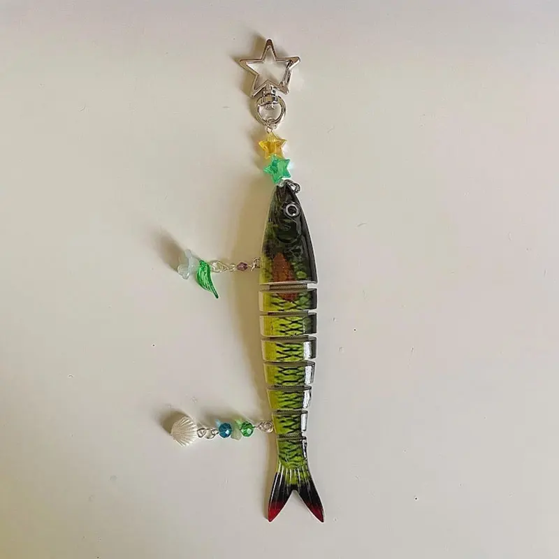Handmade Fish Keychain,  Gift For Fishing Enthusiasts image 5