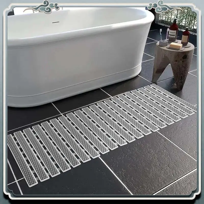 

Durable Bathtub Mat Shower Mat Nonslip,Anti-Slip Bath Mat For Bathtub Shower Mats For Inside Shower, Bath Mats For Bathroom Grey