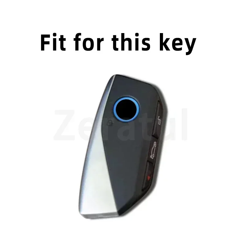 TPU Auto Shell Fob for BMW X1 U11 X7 G81 M3 X5 G05 LCI I7 IX XM Series 7 740Li U06 2023 2024 Car Key Cover Case Accessories